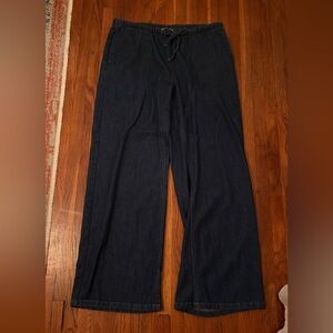 Vanilla Star Dark Indigo Wide Leg Jeans